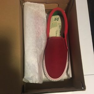 PF Flyer slide on shoes